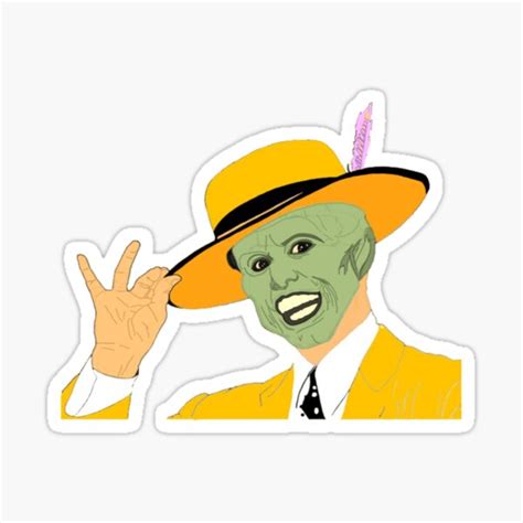 "The Mask (Jim Carrey)" Sticker for Sale by xsparemex | Redbubble