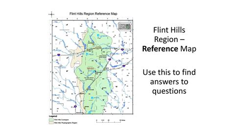 Flint Hills Map Exhibit Unit: Flint Hills Region Map Activities - ppt ...