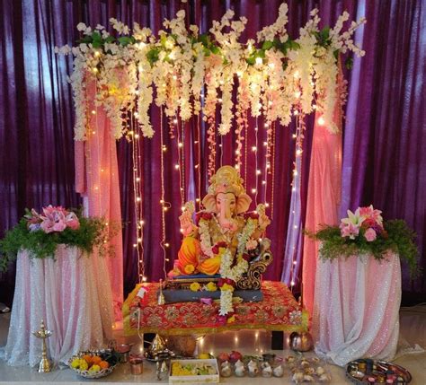 Outstanding Mandir Decoration With Artificial Flowers Orchid Faux ...