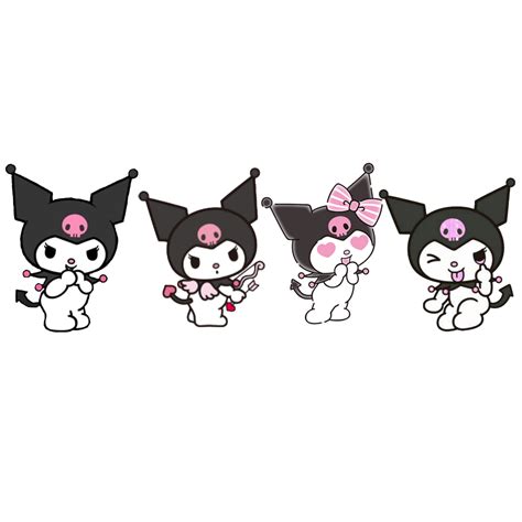 kuromi goth sanriocore Sticker by ୨allyson୧･ﾟ｡ | Hello kitty pictures ...