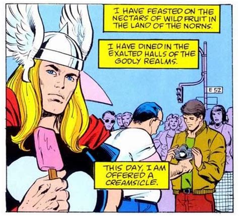 Thor Seeks The Meaning Of Life In A Creamsicle: A Wonderful Marvel ...