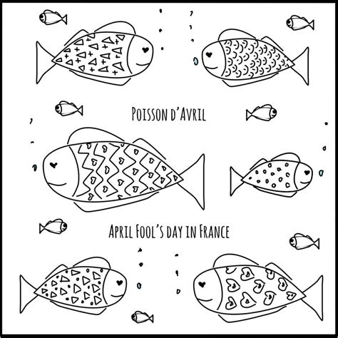 April fool's day in France: Poisson d'avril