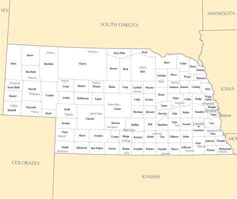 Map Of Nebraska Towns | Gadgets 2018