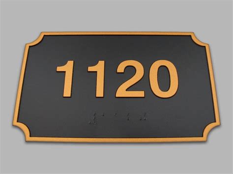 Room Number Signs - Braille - Inserts- Erie Custom Signs