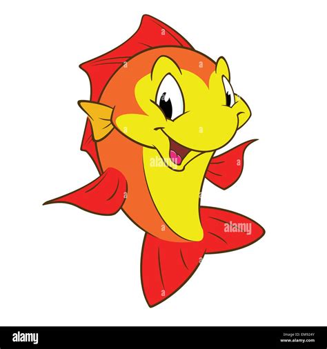 Red fish cartoon hi-res stock photography and images - Alamy