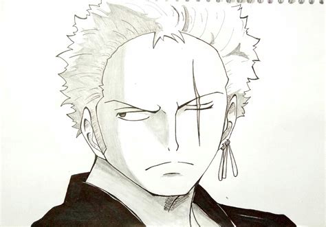 Can't wait to see Zoro in Wano Arc... Guys can u give your comments on my drawing. Reference ...