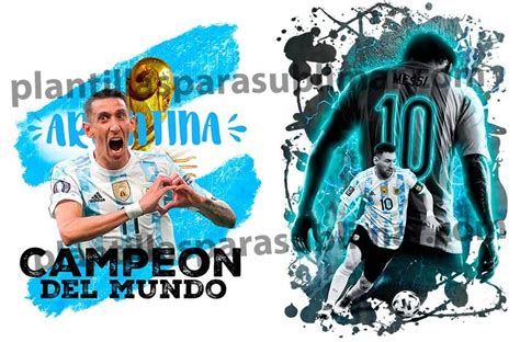 Messi-Di-maria-Plantillas-Argentina-Campeon – Plantillas para sublimar