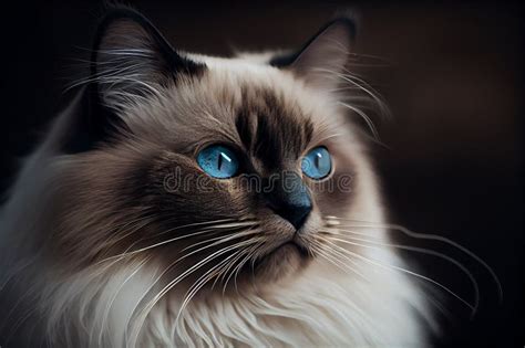 Blue Eyes White Black Ragdoll Cat Stock Illustrations – 87 Blue Eyes White Black Ragdoll Cat ...