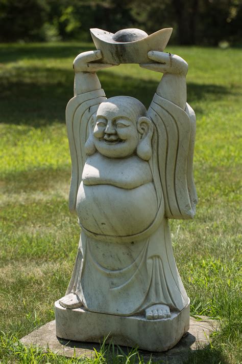 Chinese Sculpture of Welcoming and Happy Buddha - Naga Antiques