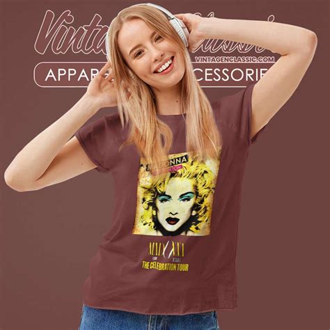 Madonna Celebration Tour Shirt - Vintagenclassic Tee