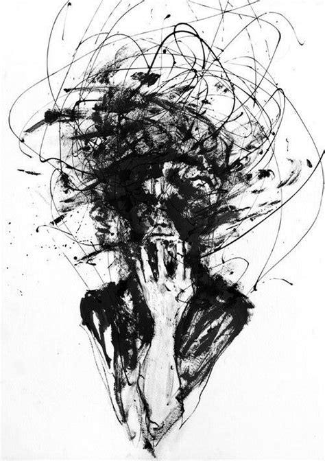 art, dark, deep, depression, paint, person | Cool Drawings | Pinterest | Dibujo, Depresión y Fondos