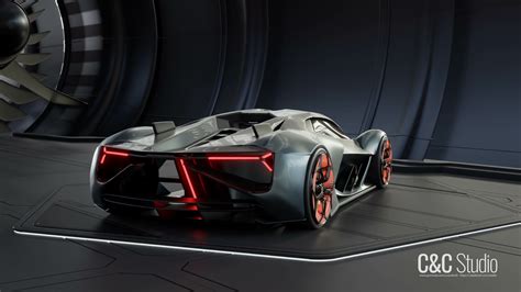 ArtStation - Lamborghini Terzo Millennio (Blender 2.82 - Final Render)