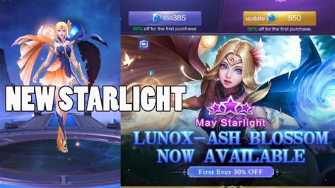 Lunox Ash Blossom May Starlight Skin + New Starlight Updates and Rewards - YouTube