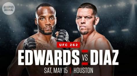 Nate Diaz vs Leon Edwards postponed to UFC 263, Diaz suffers from a ...