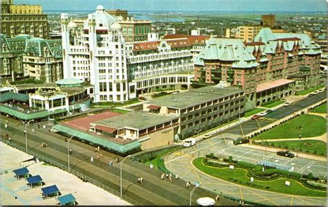 Marlborough Blenheim Hotel Atlantic City New Jersey Aerial Chrome Postcard | Europe - United ...