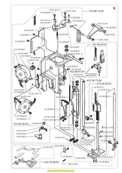 Husqvarna Viking Designer SE Sewing Machine Service - Parts Manual