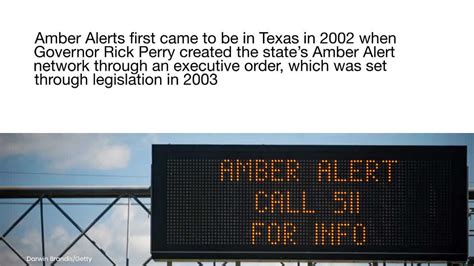 What are the criteria for an Amber Alert in Texas?