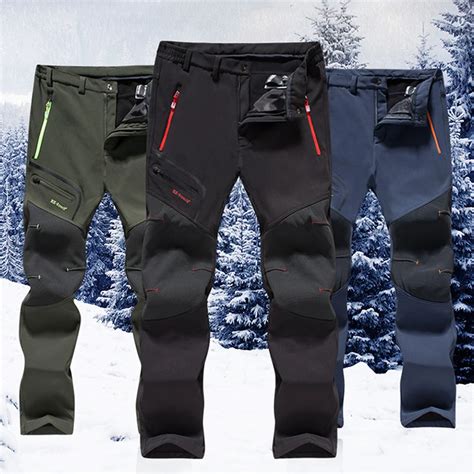 2019 New Hiking pants man waterproof softshell winter Outdoor Trousers Sports Camping Trekking ...