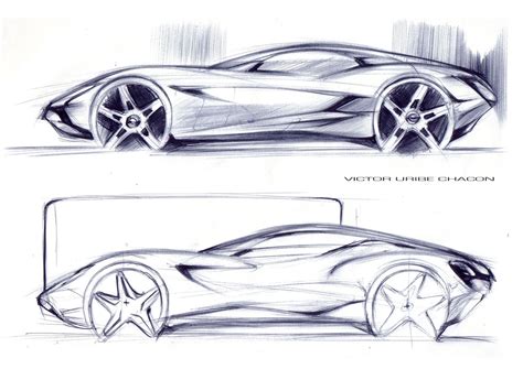 Car Design Sketch at PaintingValley.com | Explore collection of Car ...