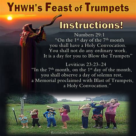 Celebrating The Feast Of Trumpets Fulfillment In The Book Of Revelation!