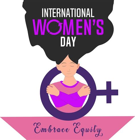 Premium Vector | International women's day poster. embrace equity woman ...