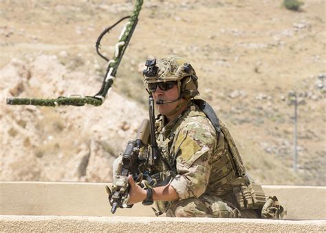 A member of the Air Force Special Operations, assigned to the 23rd Special Tactics Squadron ...