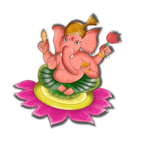 Ganesh Chaturthi 2023 Ob Teratai Vektor, Tuan Ganesh, Ganesh, Ganeshchaturthi 2023 PNG dan ...