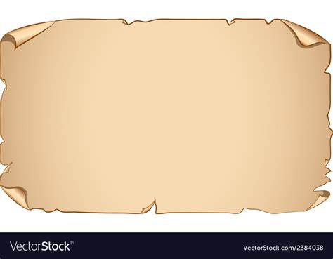 Old paper scroll banner Royalty Free Vector Image