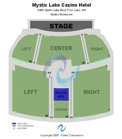 Mystic Lake Casino Amphitheater Seating Chart - axisyola