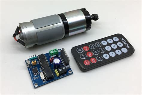 Brushed DC Motor Controller Using Infra-Red Remote - Electronics-Lab.com