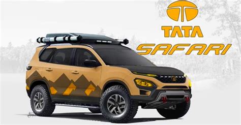 Tata Safari rendered as an off-road camper