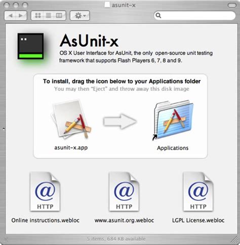 Aral Balkan: Historical Archive — AsUnit-X: AsUnit XUL UI for OS X