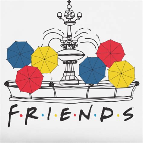 Friends Umbrellas & Fountain Beach Bag | Warner Bros. Shop