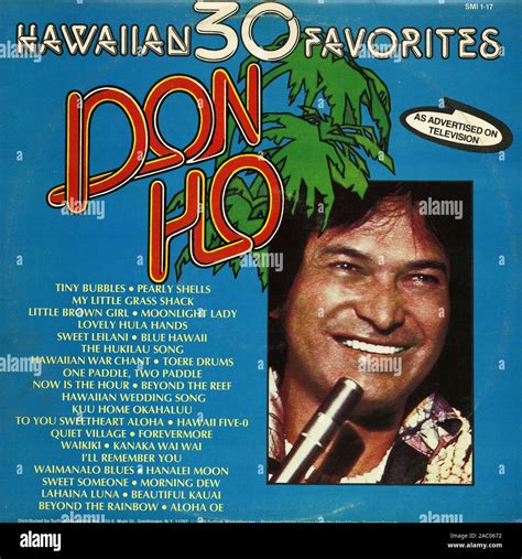 Don Ho - 30 Hawaiian Favorites - Vintage vinyl album cover Stock Photo ...