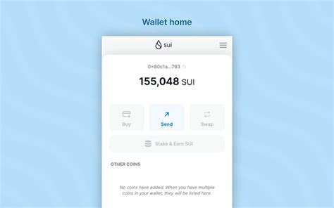 Sui Wallet - Chrome ウェブストア