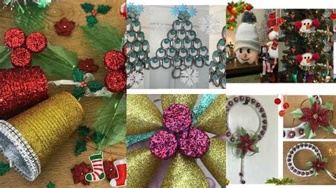 7 Manualidades Navideñas con Reciclaje😍 - Recycled Christmas Crafts ♻️ ...