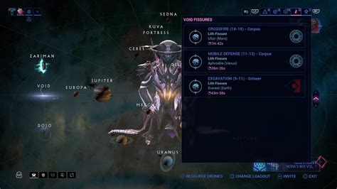 Void Fissures missions beyond Lith are missing - UI - Warframe Forums