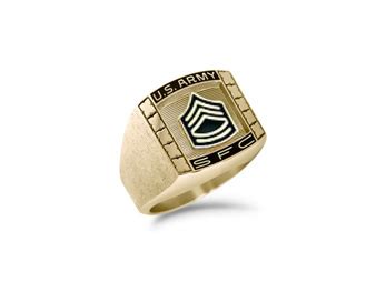 U.S. Army Sergeant First Class Military Rings