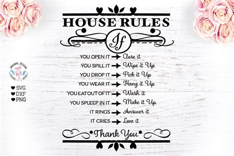 House Rules Home Rules Home Sign Entry Sign Home Rules - Etsy