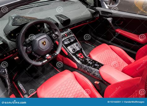 Lamborghini Huracan Red Interior - Lamborghini