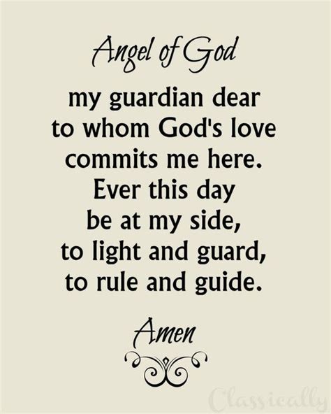 Guardian Angel Prayer Print, Printable, Digital Download, 5x7 8x10 ...