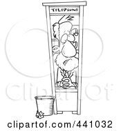 Royalty Free Telephone Booth Clip Art by toonaday | Page 1