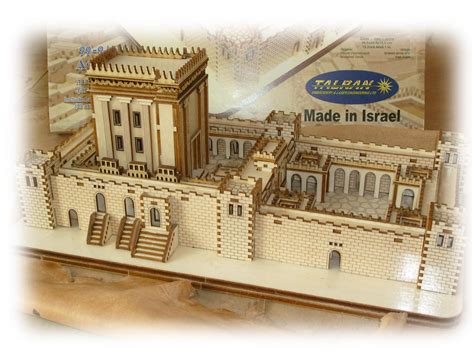 Second Temple Model - wooden kit - Bible Society in Israel