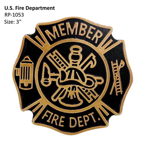 U.S. Fire Department Emblem - Gethsemane Cemetery