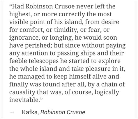 Franz Kafka, On - Robinson Crusoe | Favorite book quotes, Literary quotes, Philosophy quotes