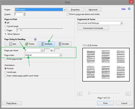 microsoft word - Can the order of pages for "multiple pages per sheet" be changed? - Super User