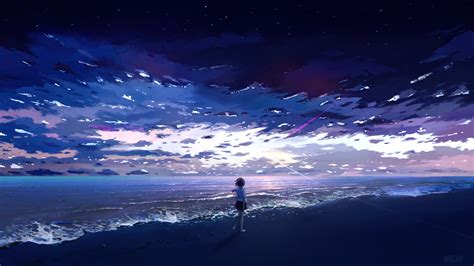 Anime Ocean Scenery