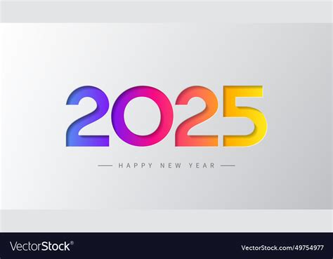 2025 happy new year background Royalty Free Vector Image