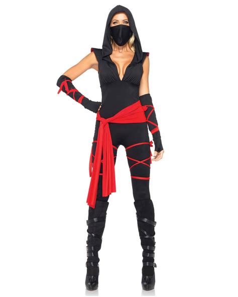 Sexy Ninja Kostüm für Damen Deluxe online bestellen | Karneval Universe