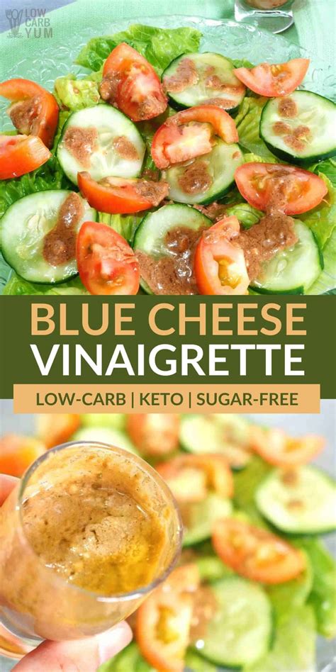 Low Carb Blue Cheese Vinaigrette Dressing | Low Carb Yum